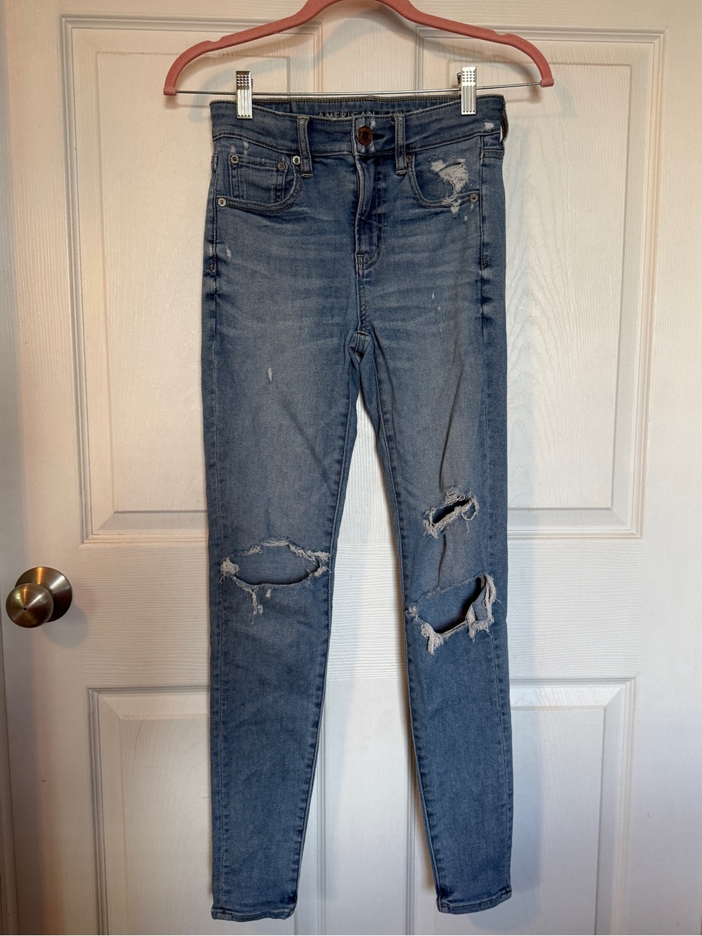 American Eagle Ripped Skinny Jeans